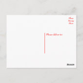 Happy Birthday Mops Puppy Dog Postkarte (Rückseite)