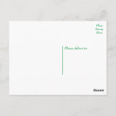 Happy Birthday Mops Puppy Dog Postkarte (Rückseite)