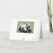 Happy Birthday Mops Welpe Hund Grußkarte Karte (Rückseite)