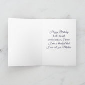 Happy Birthday Mother, Hübsche Pastel-Blume Karte (Innenseite)