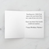 Happy Birthday Mother Liebe Note Karte (Innenseite)