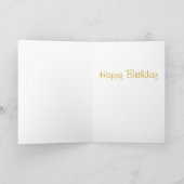 Happy Birthday Mother Pink Dahlia Personalize Karte (Innenseite)