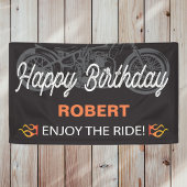 Happy Birthday Motorrad-Image für Banner