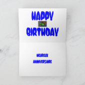 HAPPY BIRTHDAY MOTORRADMOTO KARTE (Innenseite)