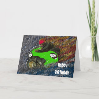 HAPPY BIRTHDAY MOTORRADMOTO KARTE