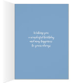 Happy Birthday Mountain Meadow Custom Name (Innen (Rechts))