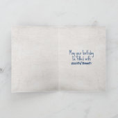 Happy Birthday Mouse in Pocket Karte (Innenseite)