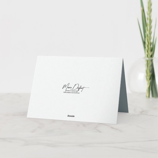 Happy Birthday Mouse Karte (Rückseite)