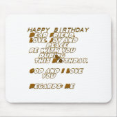 Happy Birthday Mousepad (Vorne)