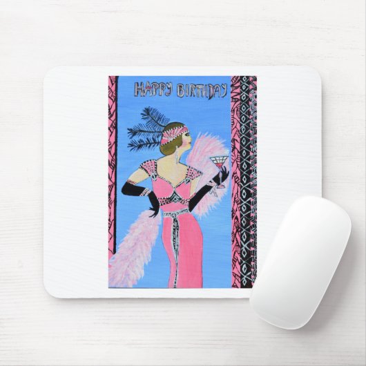 Happy Birthday Mousepad (Mit Mouse)