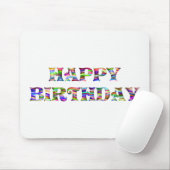 Happy Birthday Mousepad (Mit Mouse)