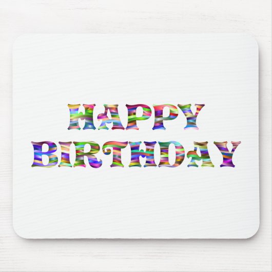 Happy Birthday Mousepad (Vorne)