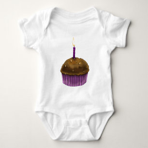 Happy Birthday Muffin Baby Strampler