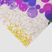 Happy Birthday Multicolor Abstrakt Bokeh Foto Seidenpapier (Ausschnitt)