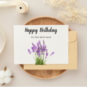 Happy Birthday Mum Card Feiertagskarte