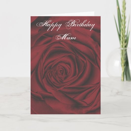 Happy Birthday Mum Card Karte (Vorderseite)