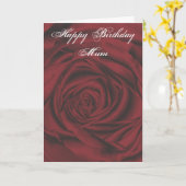 Happy Birthday Mum Card Karte (Gelbe Blume)