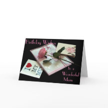 HAPPY BIRTHDAY MUM GREETING CARD