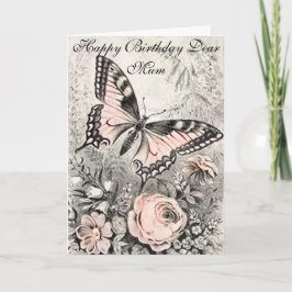 HAPPY BIRTHDAY MUM GREETING CARD KARTE