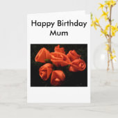 Happy BIrthday Mum Karte (Gelbe Blume)