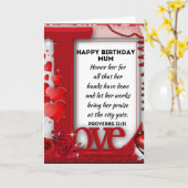 Happy Birthday Mum Karte (Gelbe Blume)