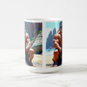 Happy Birthday Muscleman Kaffeetasse (Mittel)