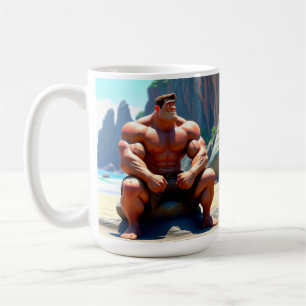 Happy Birthday Muscleman Kaffeetasse