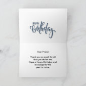 Happy Birthday Musical Liebe Songs Karte (Innenseite)