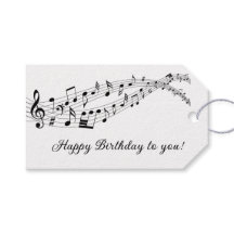 Happy Birthday Musiknotens