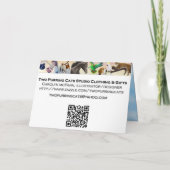 Happy Birthday Mute Swan Card Karte (Rückseite)