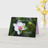 Happy Birthday Mutter Phalaenopsis Orchid Card Karte (Gelbe Blume)