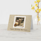 Happy Birthday My Deer Karte (Gelbe Blume)