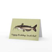 Happy Birthday Name Customizable Catfish