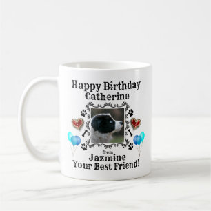 Happy Birthday Name Hund Tasse