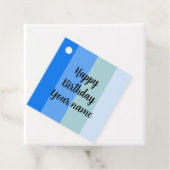 Happy Birthday Name Template Geschenkanhänger (Beispiel)