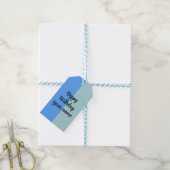 Happy Birthday Name Template Geschenkanhänger (Mit Garn)