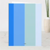 Happy Birthday Name Template Karte (Rückseite)