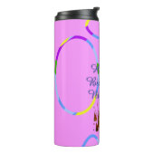 Happy Birthday Name Thermosbecher (Nach links gedreht)