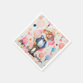 Happy Birthday Napkins Serviette (Ecke)