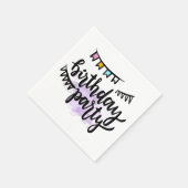 Happy Birthday Napkins Serviette (Ecke)