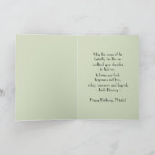 Happy Birthday Natalie Monarch Butterfly Karte (Innenseite)