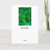 Happy Birthday Nephew | Grüne Blasen Karte (Rückseite)