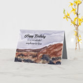 Happy Birthday Nephew in Law Wüste Landschaft Karte (Gelbe Blume)