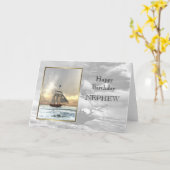 Happy Birthday Nephew Karte (Gelbe Blume)