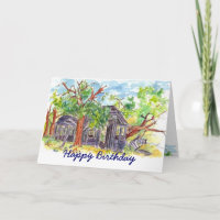 Happy Birthday Nevada Wüste Landschaft Haus