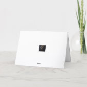 Happy Birthday Newfie Dankeskarte (Rückseite)