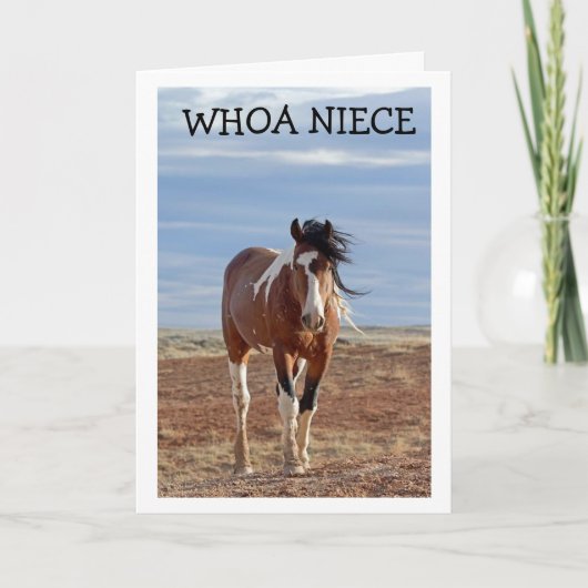 HAPPY BIRTHDAY "NIECE" CARD KARTE (Vorderseite)