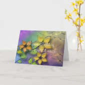 Happy Birthday Niece Karte (Gelbe Blume)