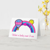 Happy Birthday Niece von Tante Name anpassbar Karte (Gelbe Blume)