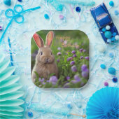 Happy Birthday Niedlich Bunny Paper Teller (Party)
